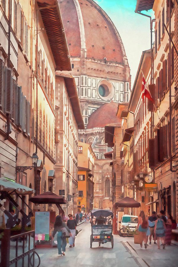 Florence - 27 Painting by AM FineArtPrints