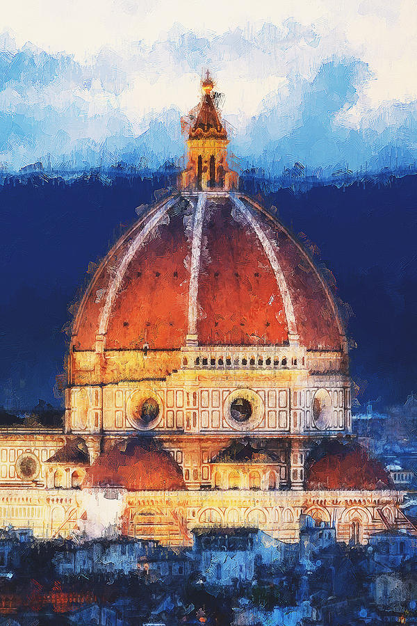 Florence - 42  Painting by AM FineArtPrints