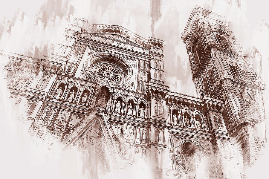 Florence - 50 Painting by AM FineArtPrints