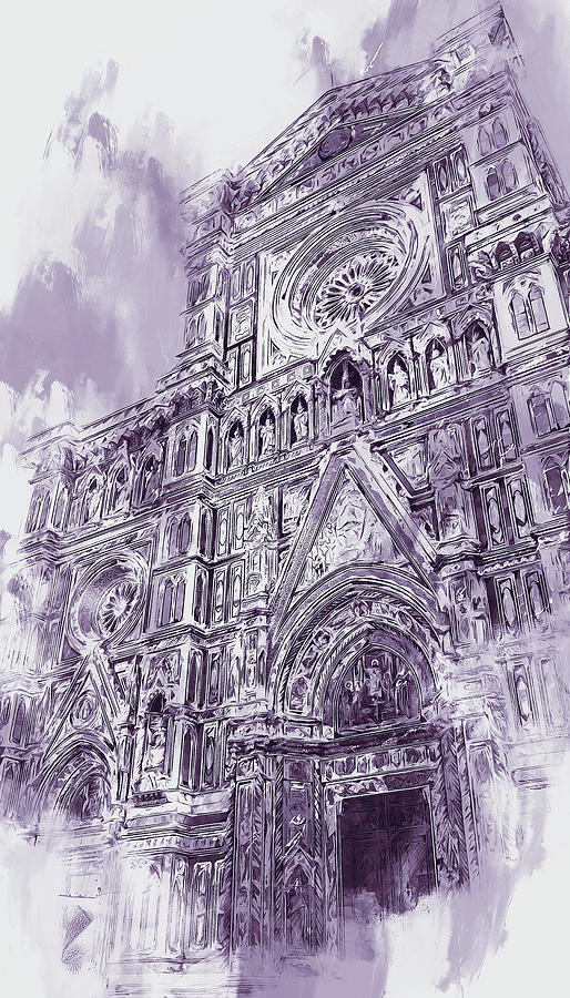 Florence - 52 Painting by AM FineArtPrints