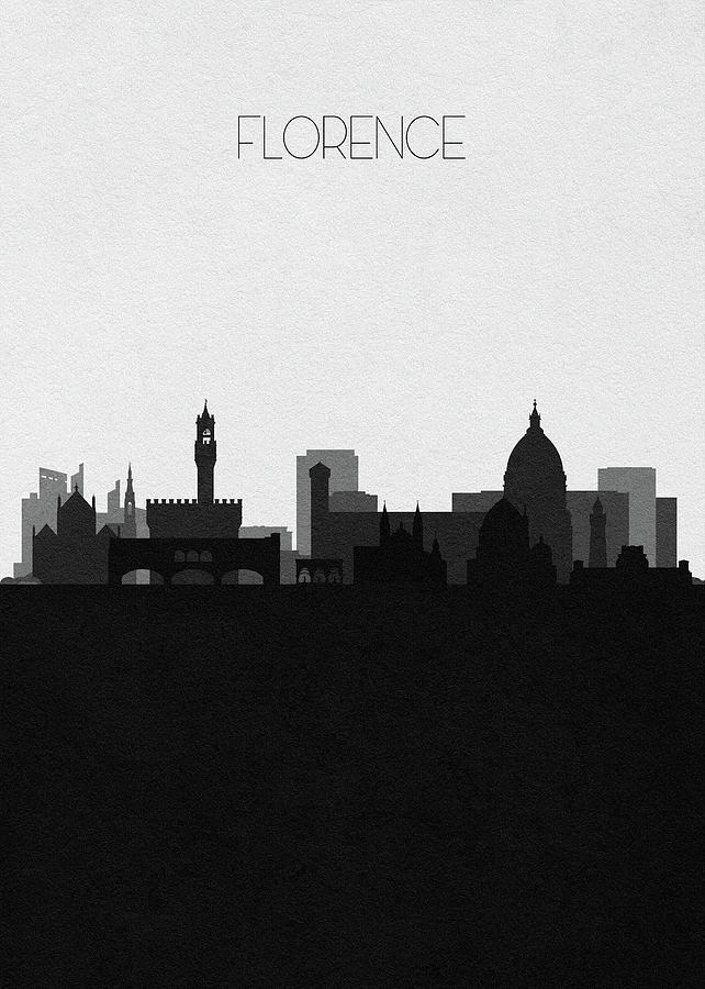 Florence Cityscape Art Digital Art by Inspirowl Design