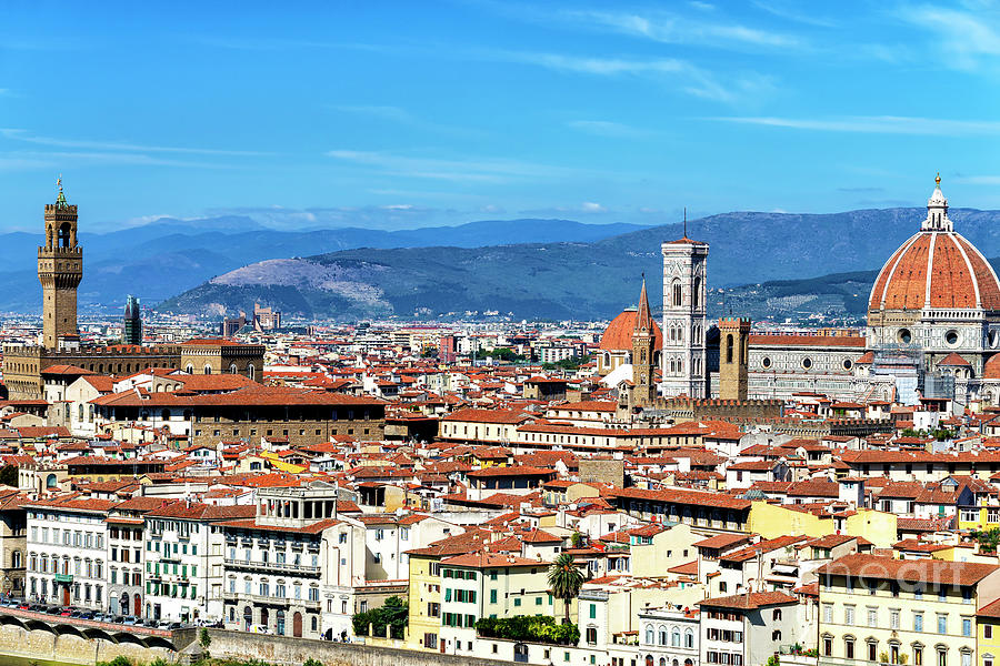 Florence Cityscape View Photograph by John Rizzuto - Fine Art America