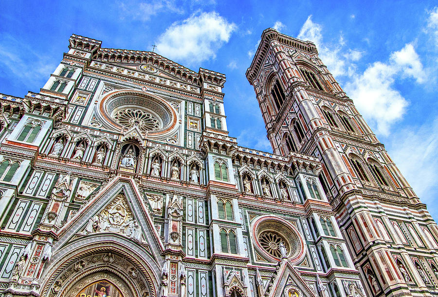 Florence Duomo and Campanile Photograph by Carolyn Derstine