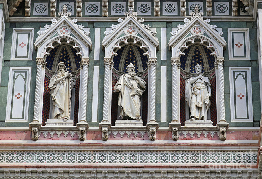 Florence Duomo Statues 9443 Photograph by Jack Schultz
