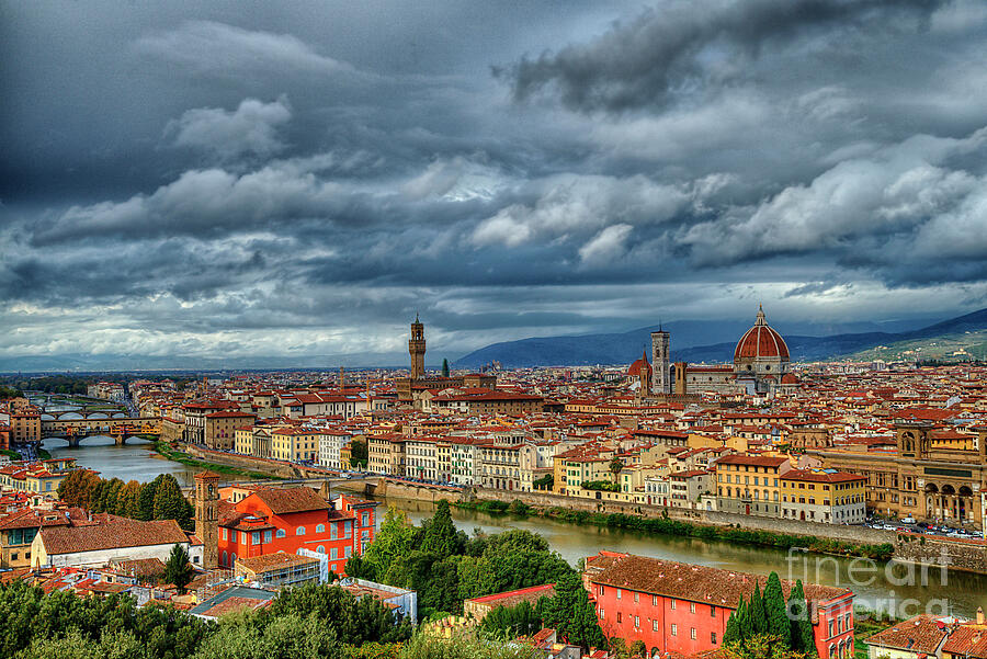 Florence Italy Amazingly Beautiful.  Photograph by Wayne Moran