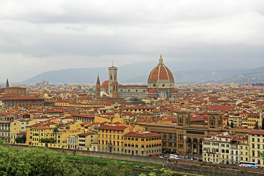 Florence, Italy - Old City View Photograph by Richard Krebs