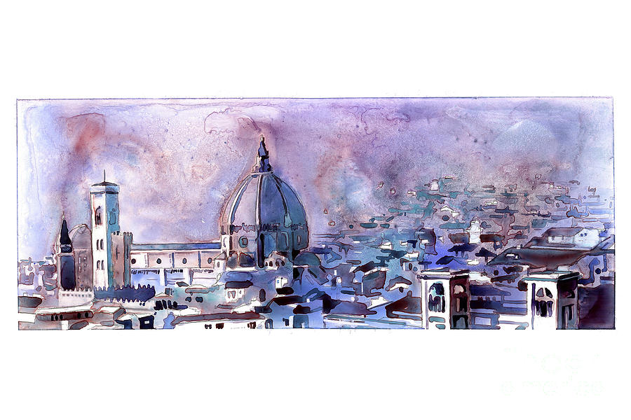 Florence Morning Painting by Ryan Fox