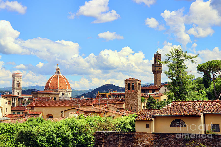 Florence Rooftops 9832 Photograph by Jack Schultz