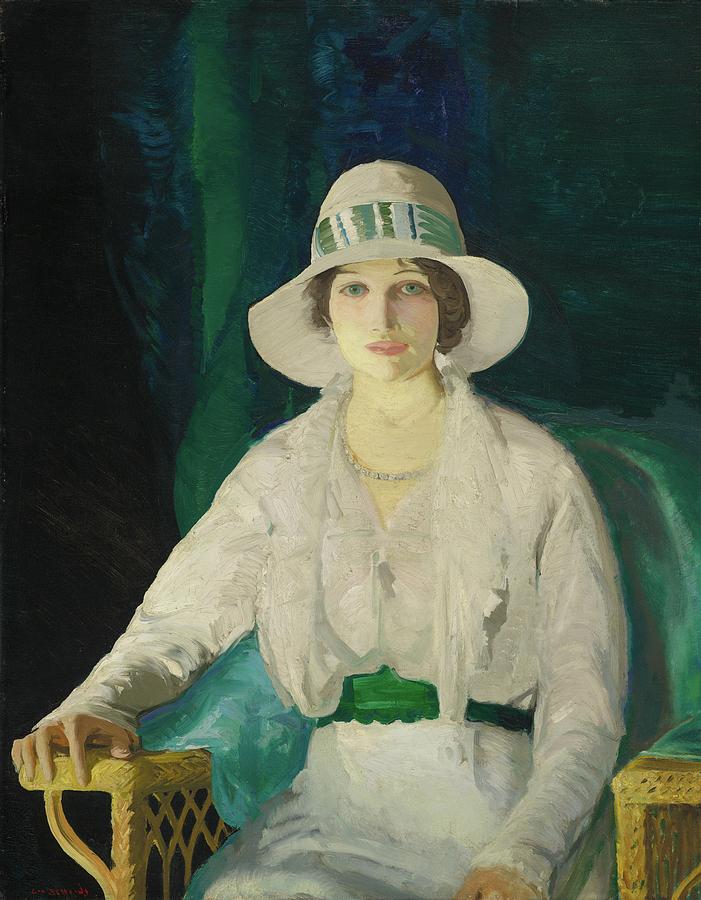George Wesley Bellows Painting - Florence Sittenham Davey by George Bellows