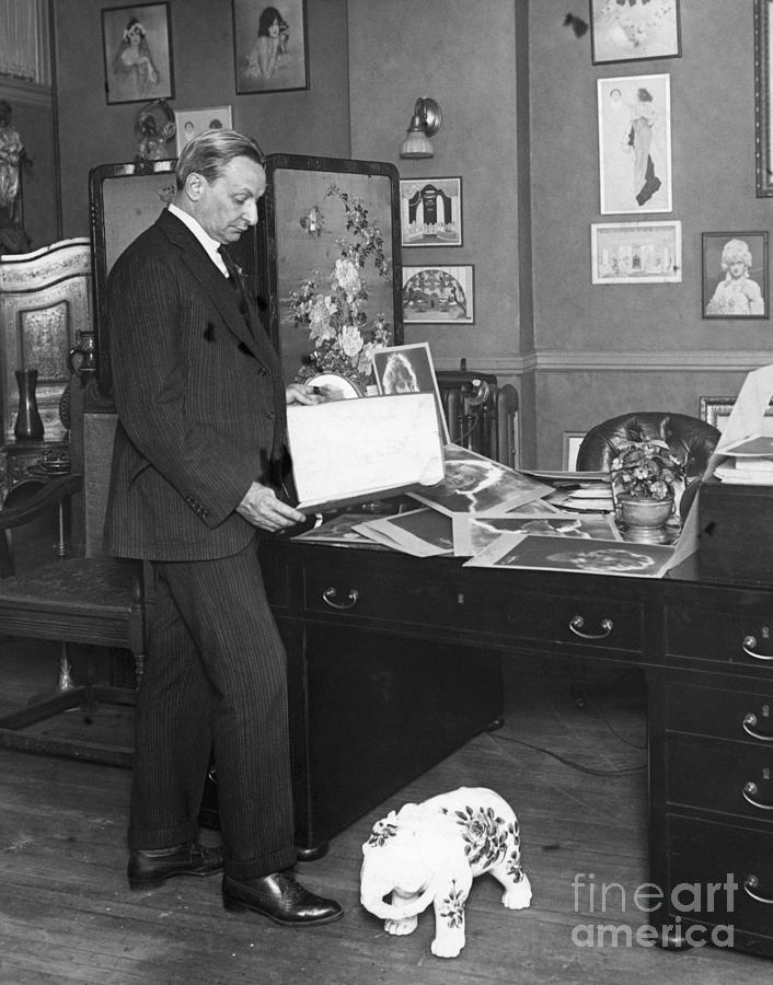 Florenz Ziegfeld Looking At Photographs Photograph by Bettmann Florenz Ziegfeld Looking At Photographs Photograph by Bettmann
