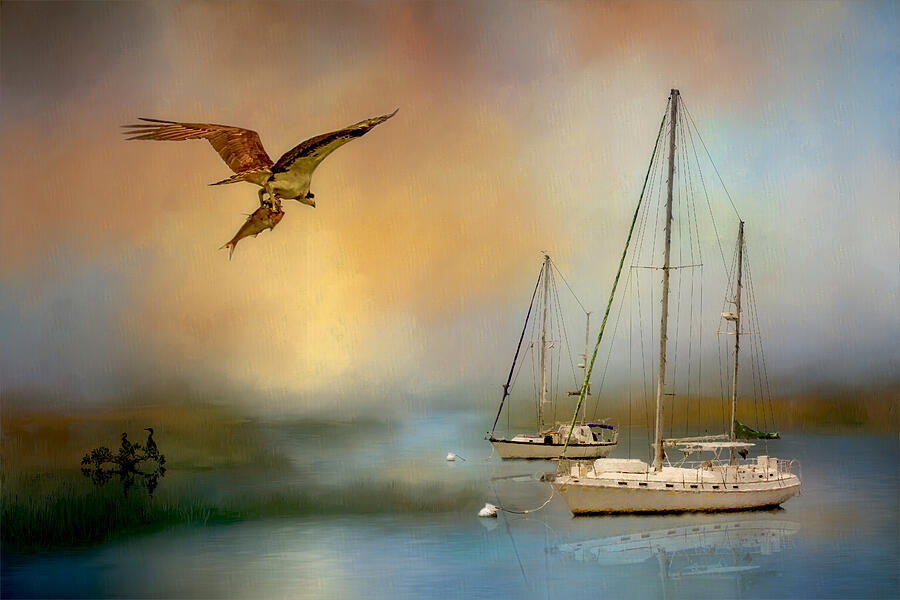Florida Bay sunset Digital Art by Jerry Dalrymple Florida Bay sunset Digital Art by Jerry Dalrymple