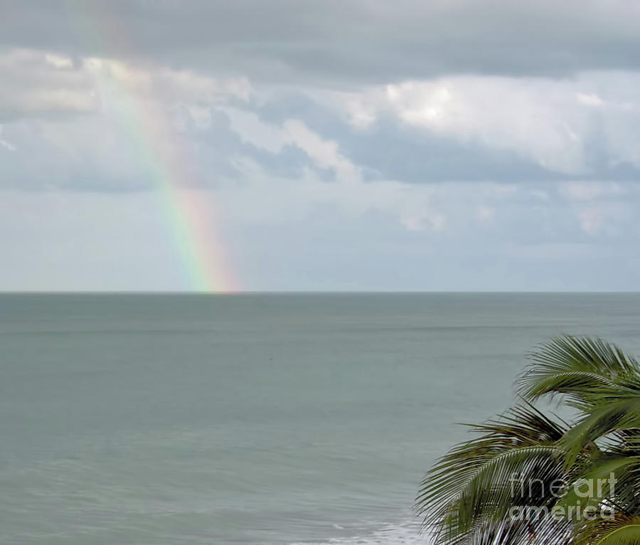 Florida - Beach - Rainbow Photograph by D Hackett