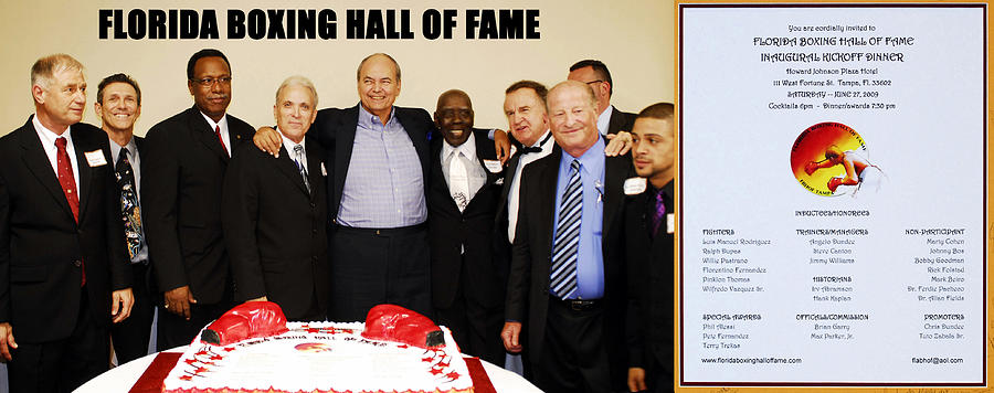 Florida boxing hall of fame inaugural event 2009 Photograph by David Lee Thompson