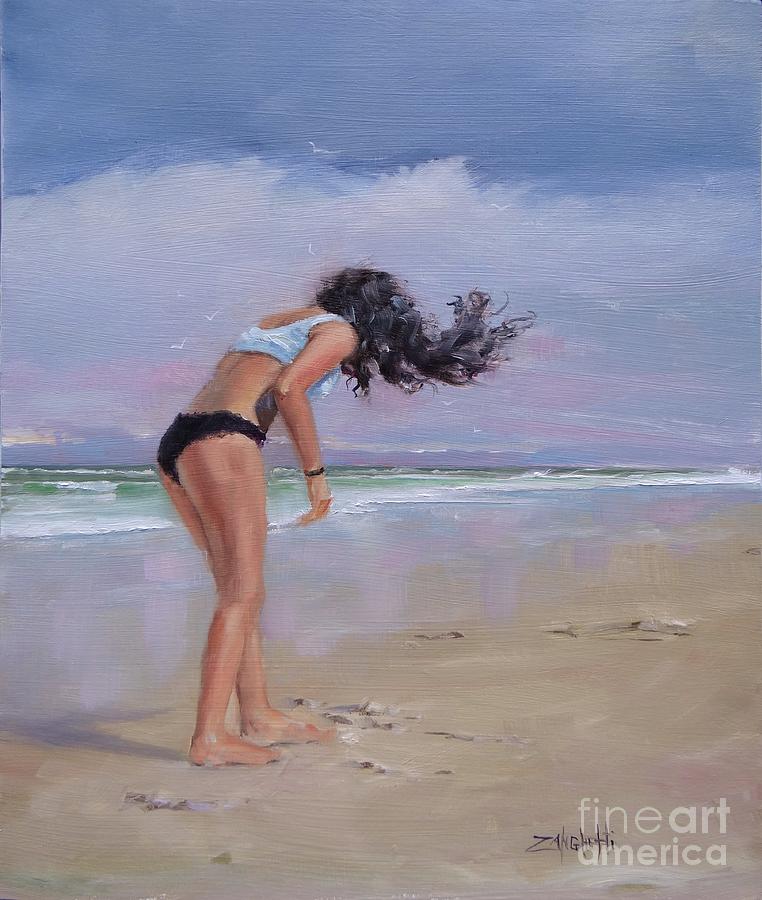 Florida Breeze two Painting by Laura Lee Zanghetti