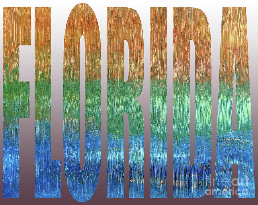 Florida Digital Art by Corinne Carroll