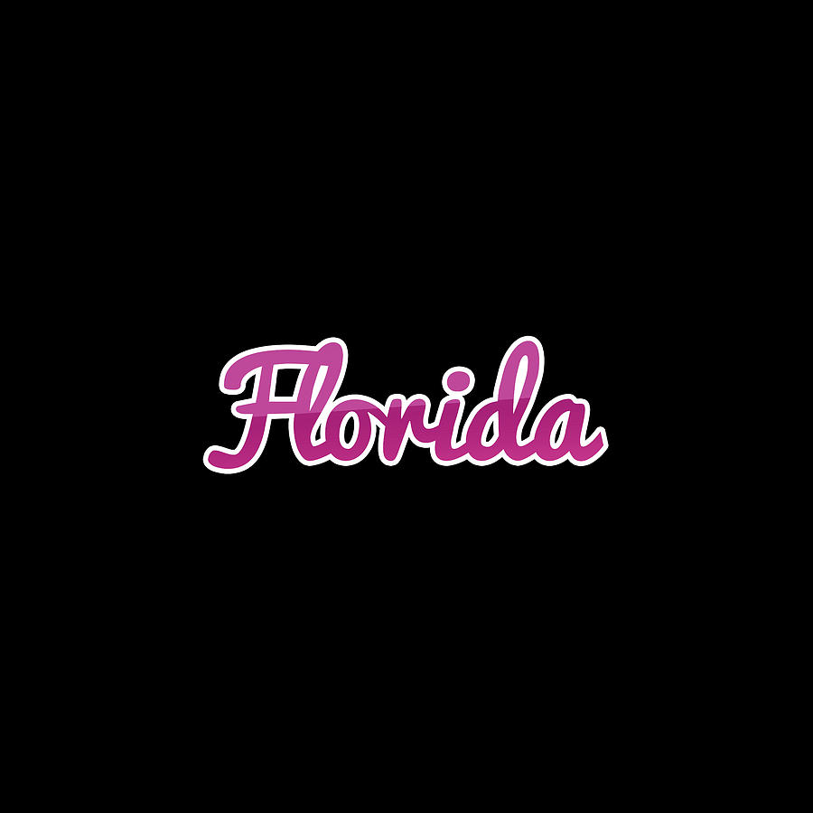 Florida #Florida Digital Art by TintoDesigns