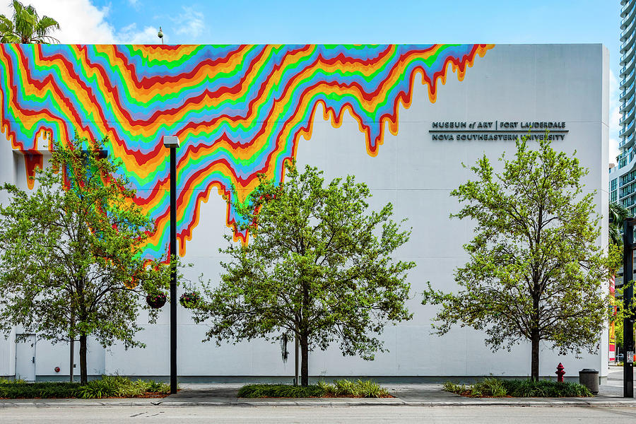 Florida, Fort Lauderdale, Museum Of Art Building Digital Art by Lumiere