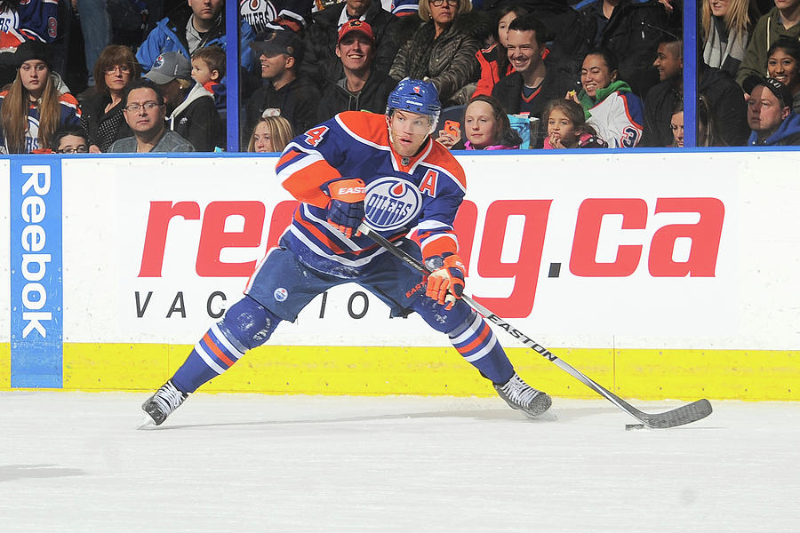 Taylor Hall Photograph - Florida Panthers V Edmonton Oilers by Andy Devlin