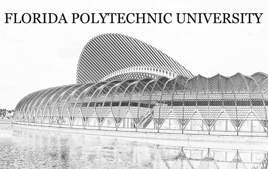Florida Polythechnic University poster A Digital Art by David Lee Thompson