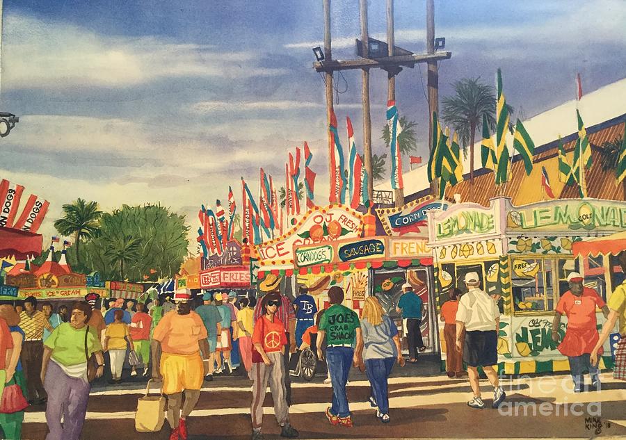 Florida State Fair Painting by Mike King
