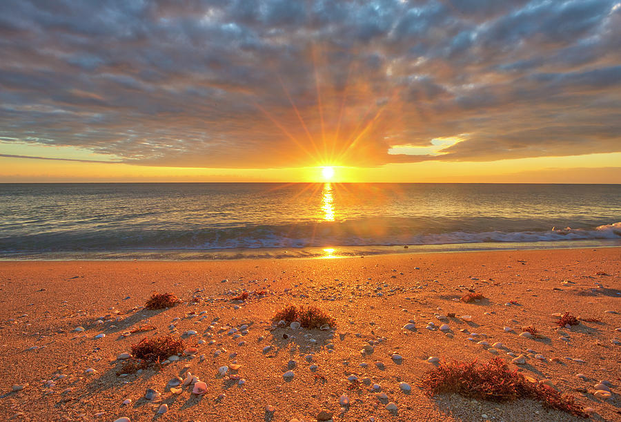 Florida Sunrise at Delray Beach Photograph by Juergen Roth
