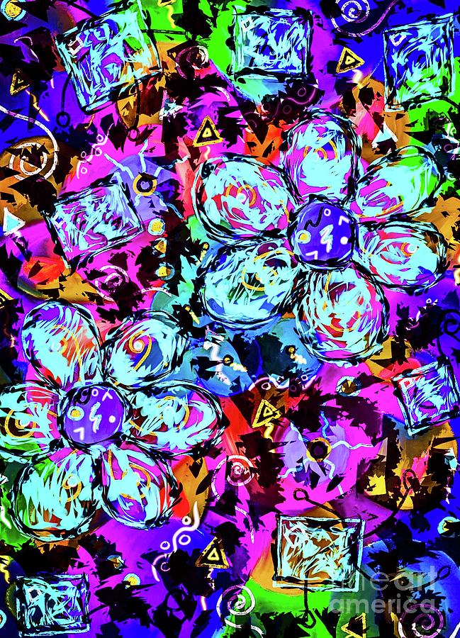 Floromancy Abstract Digital Painting Digital Art by Lauries Intuitive