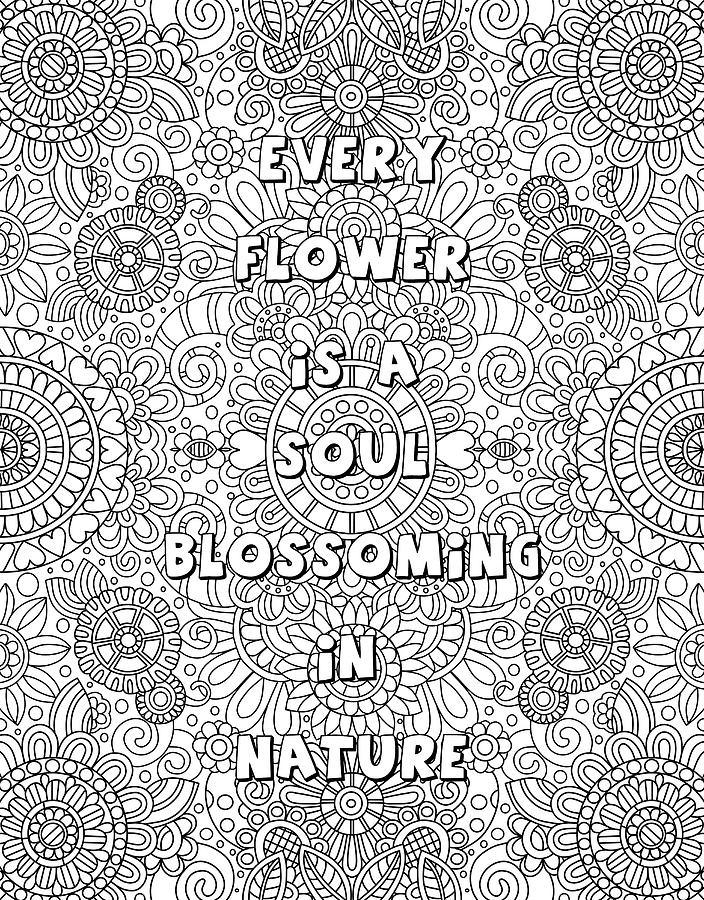 Flower Drawing - Flourishing Love by Kathy G. Ahrens