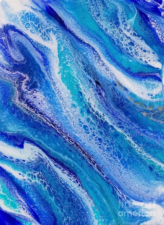 Water Painting - Flow 001 by Nicole Chambers Water Painting - Flow 001 by Nicole Chambers