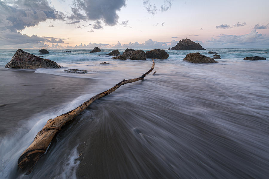 Beach Photograph - Flow by Takeshi Mitamura