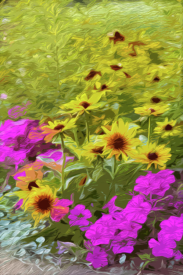 Flower bed Digital Art by Garden Gate magazine