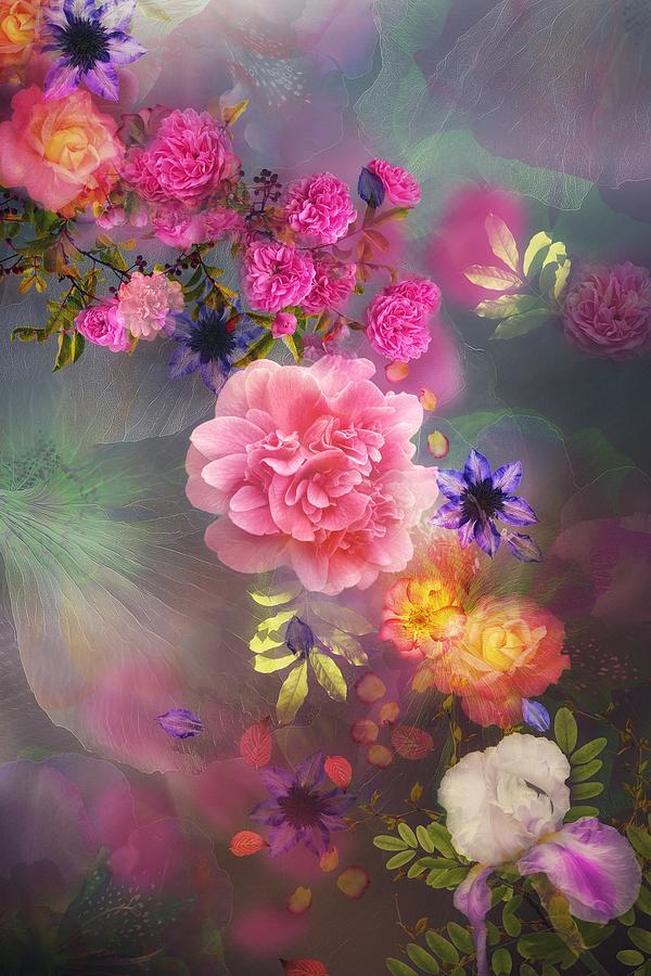 Flower Garland Photograph by Ludmila Shumilova