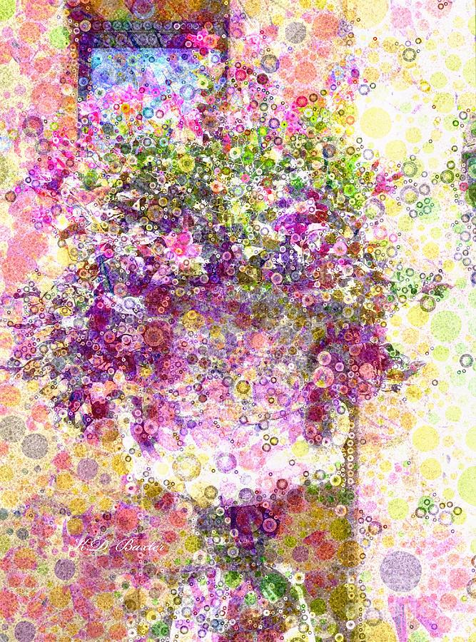 Flower Jubilee at the Towne Square Digital Art by Kimberlee Baxter