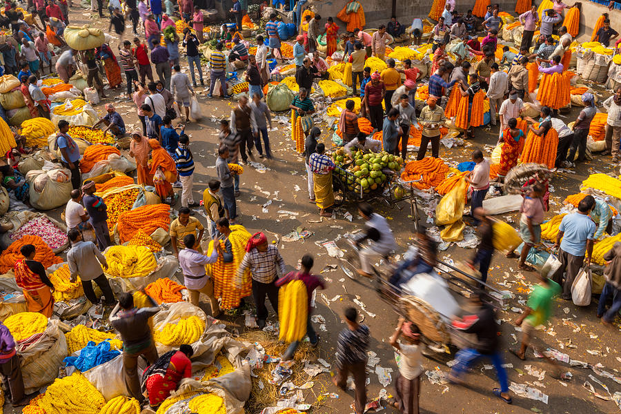 Flower Market Photograph by Azim Khan Ronnie - Fine Art America