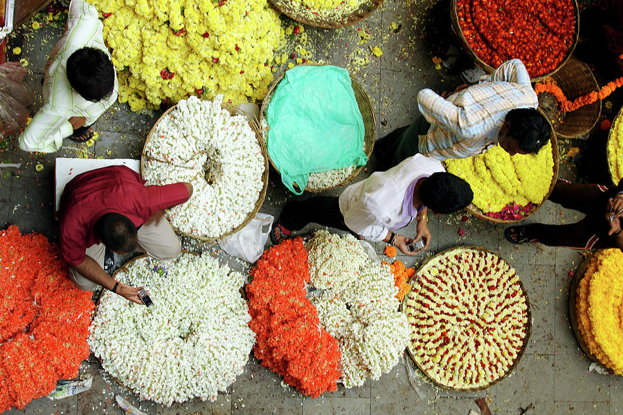 Flower Market Photograph by Photo By Jogesh S
