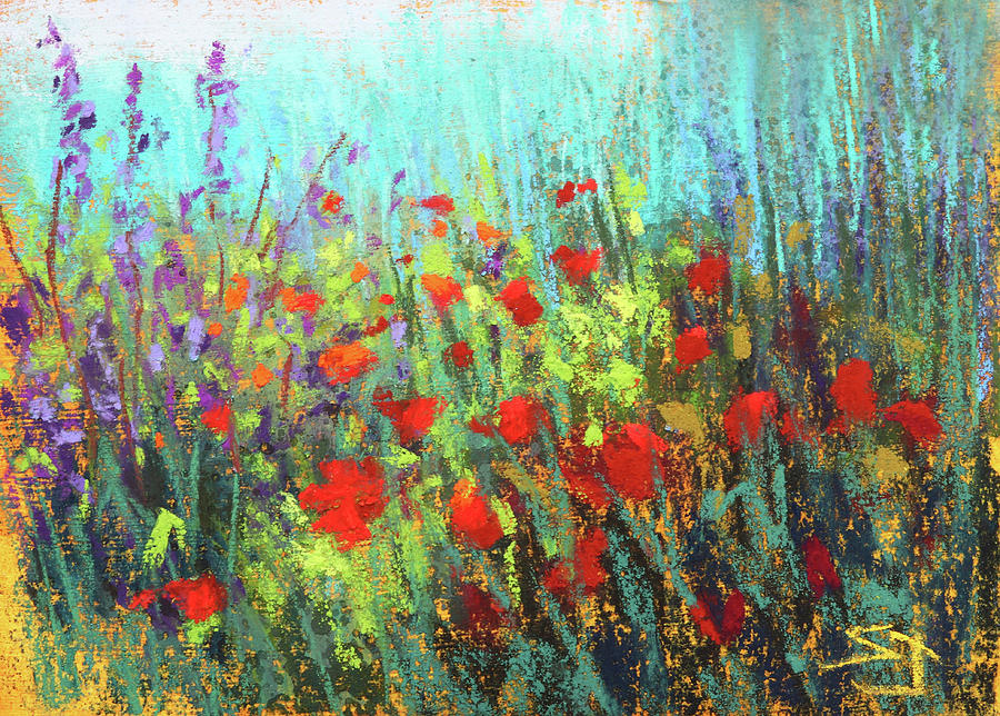 Flower Party Painting by Susan Jenkins