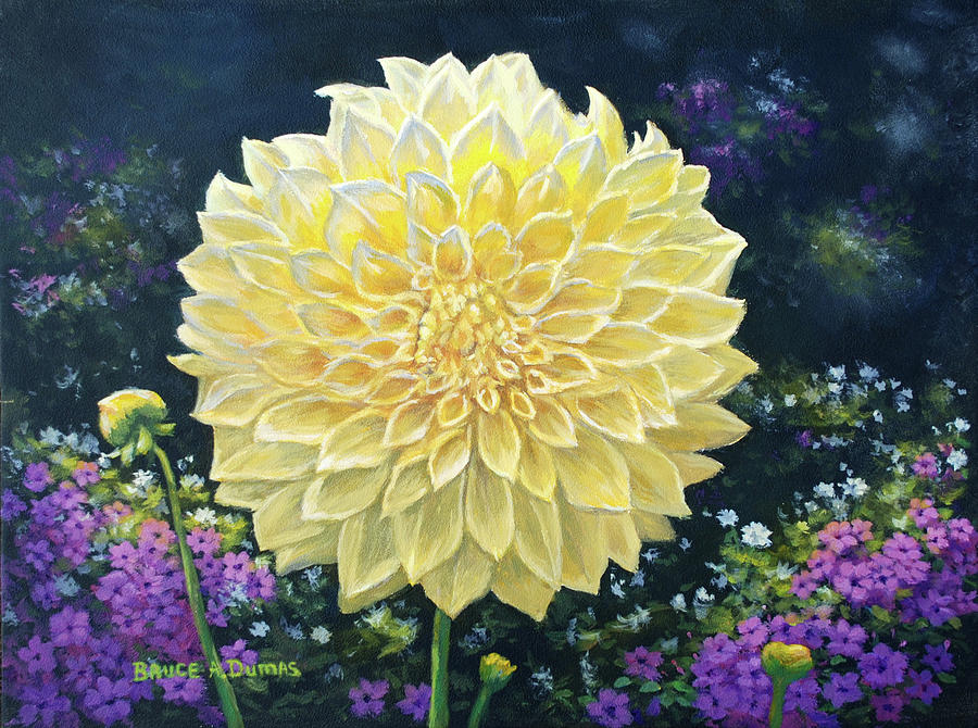 Flower Power Painting by Bruce Dumas