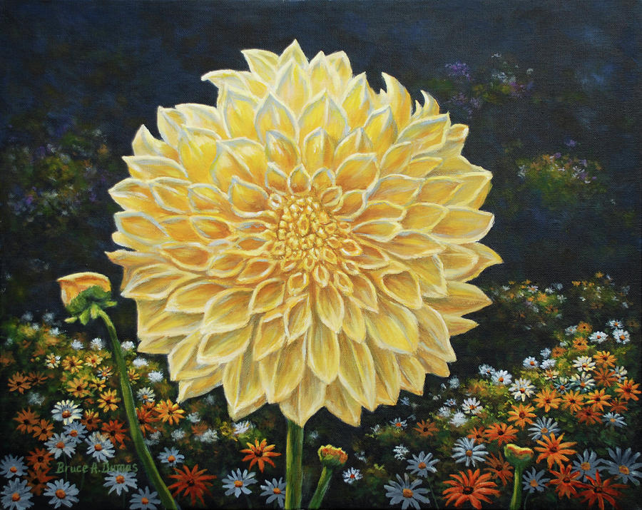 Flower Power II Painting by Bruce Dumas