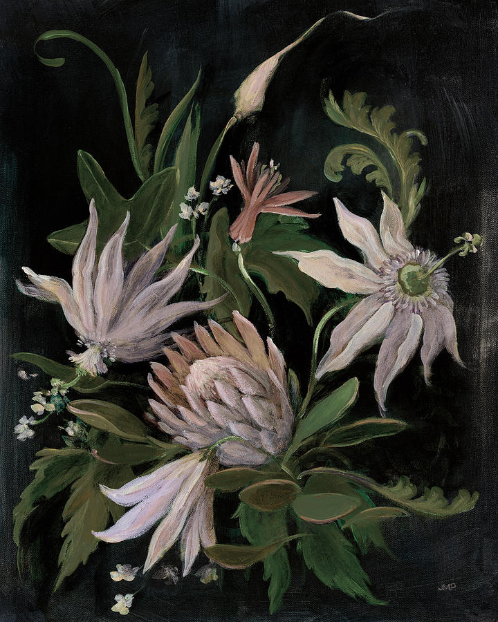 Flower Painting - Flower Show I Crop Neutral by Julia Purinton