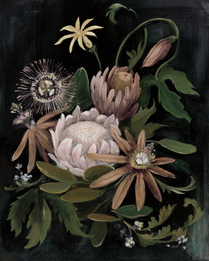 Flower Painting - Flower Show II Crop Neutral by Julia Purinton