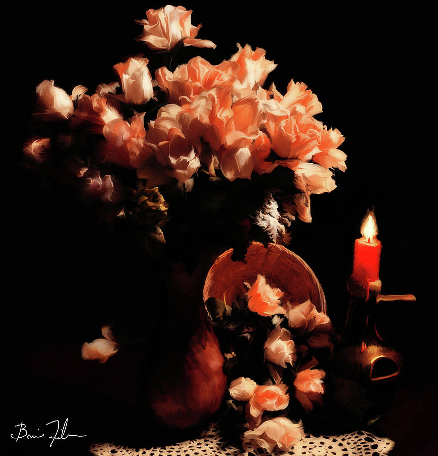 Basket Photograph - Flower Stillife by Fivefishcreative