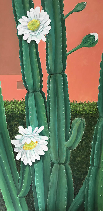 tall cactus painting