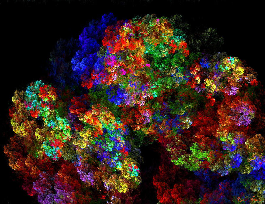 Flowering Light Digital Art by Rein Nomm