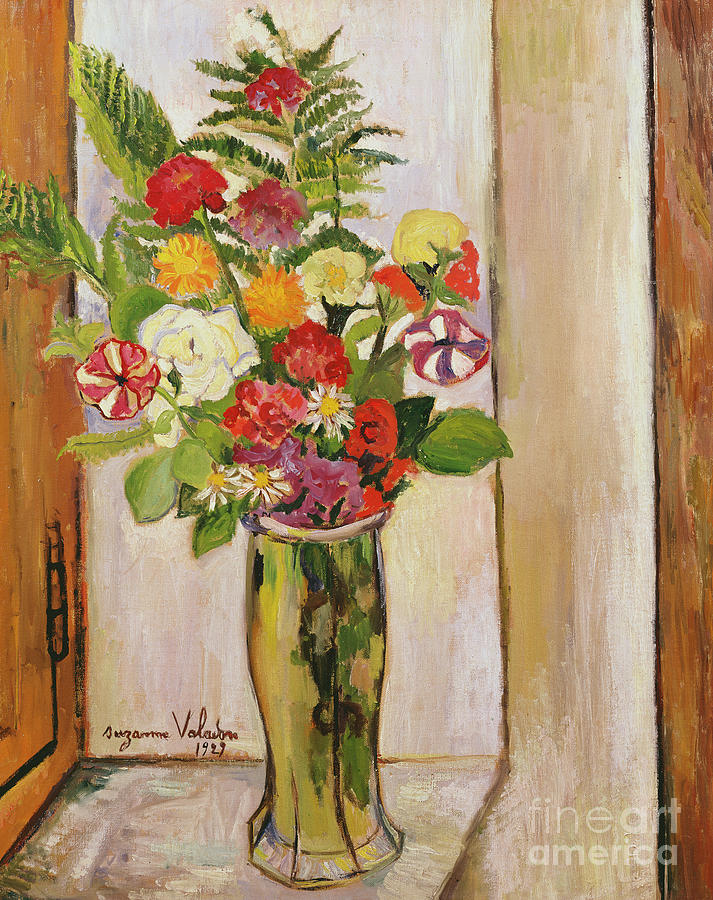 Flowers, 1929 Painting by Marie Clementine Valadon