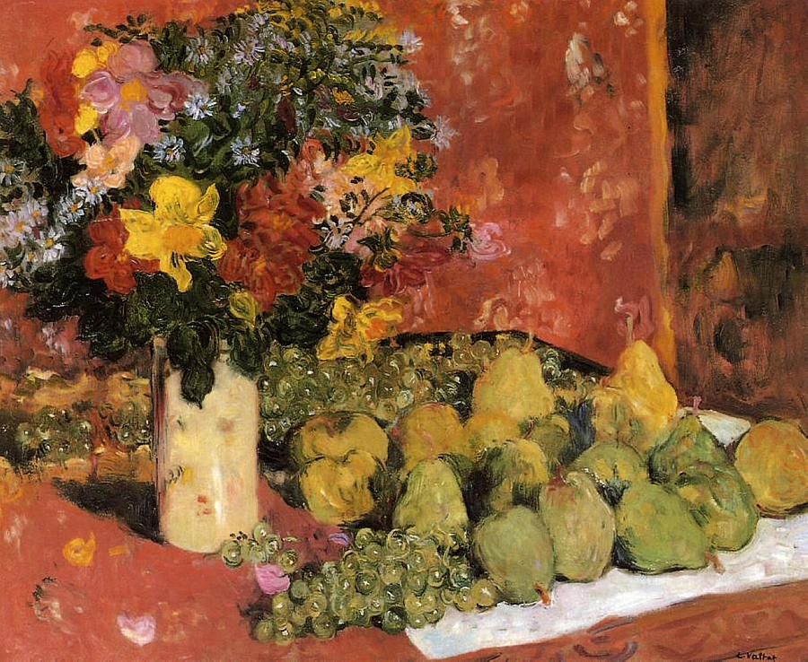 Flowers And Fruit, 1899 Painting