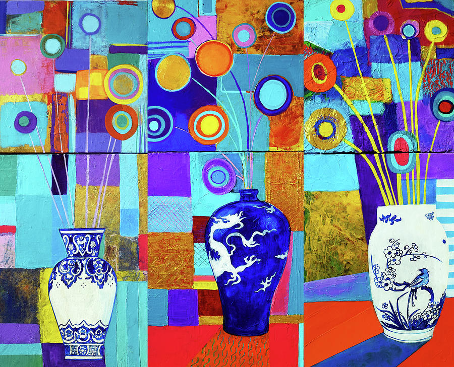 Flowers And Vases Painting