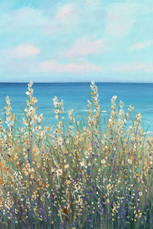 Flowers At The Coast I Painting by Tim Otoole