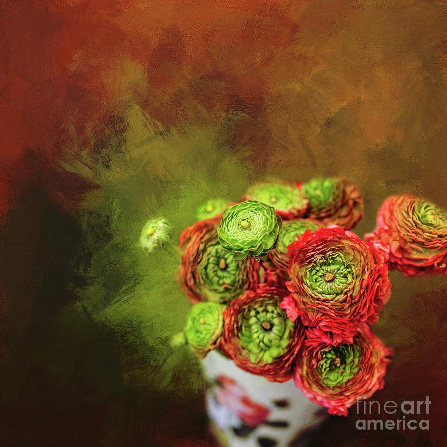 Flowers For Mom Mixed Media by Eva Lechner