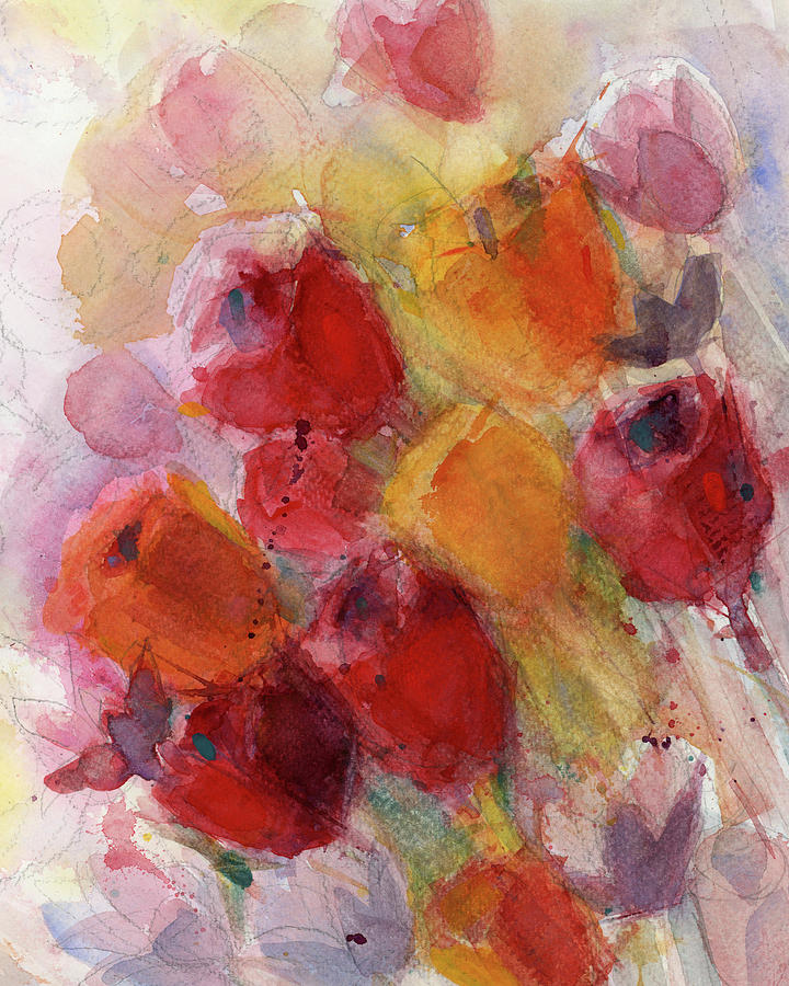 Flowers For Spring - Tulips Painting