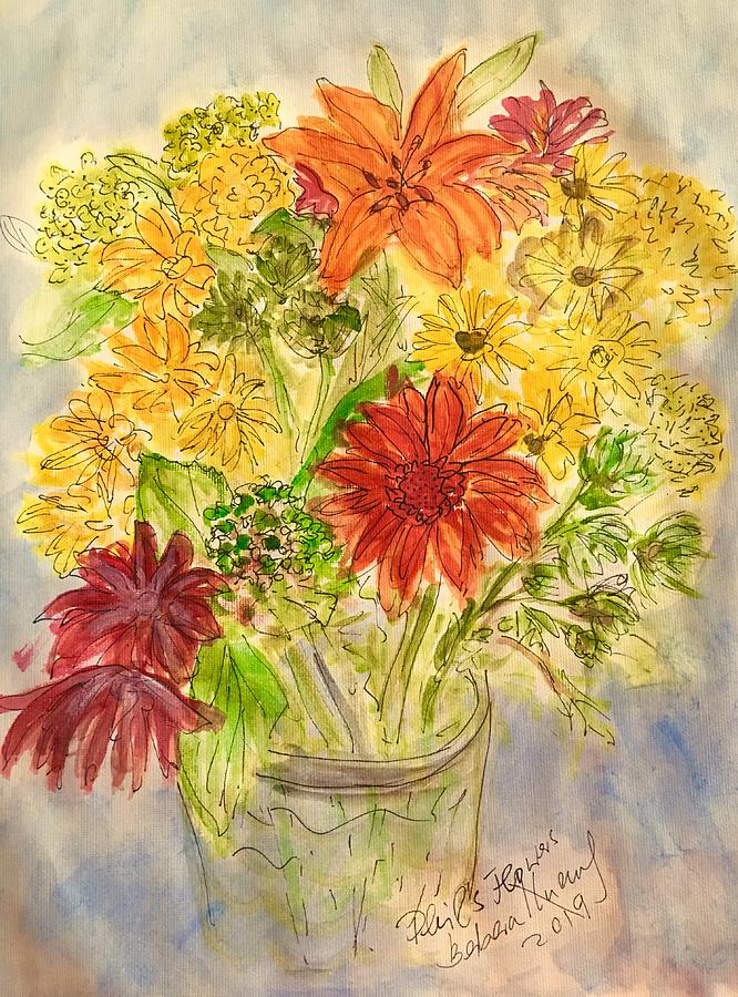 Flowers from Phil Painting by Barbara Anna Knauf