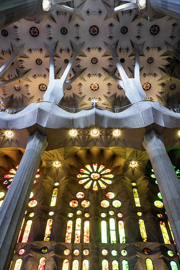 Barcelona Photograph - Flowers In The Sagrada by Inge Elewaut
